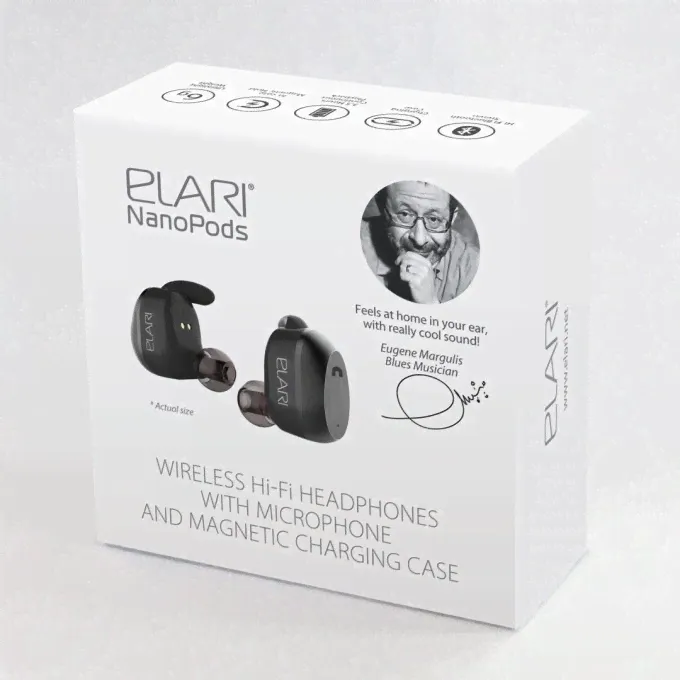 Беспроводные наушники ELARI NANOPODS чёрные EL435