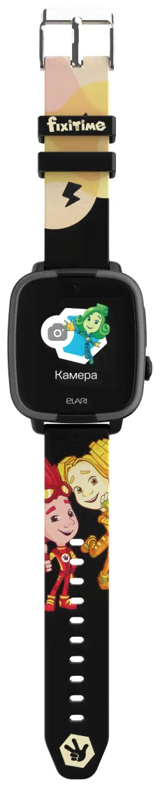 ELARI Детские часы ELARI FixiTime Fun - Black смарт часы и фитнес браслеты-4