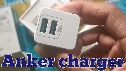 unboxing wall Charger Anker Powerport Mini Dual Port White  A2620